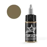 Уцінка  Тату фарба Light Brown UNISTAR COLORS - 30ML 08/26