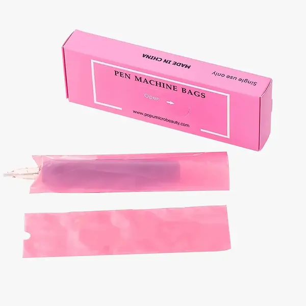 Барьерная защита на машинку типа PEN от POPU EZ Pink 200шт. купить недорого в Украине, фото 30545