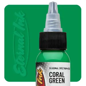 Уценка тату краска Coral Green Eternal (30 мл) 04/25 купить