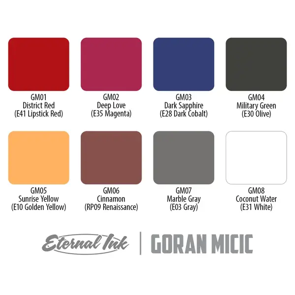 Набір фарб Goran Micic Artrists Palette Set Eternal (30 мл.) 42026