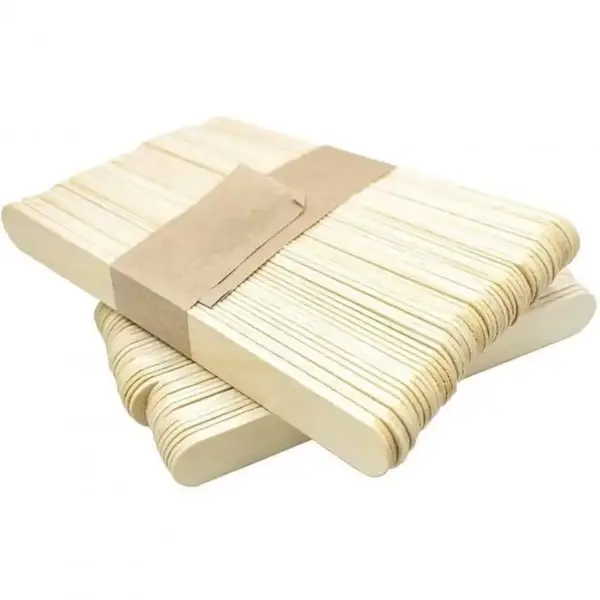 Шпателі для вазеліну дерев'яні 50 шт (50 шт. Упаковка) 1772