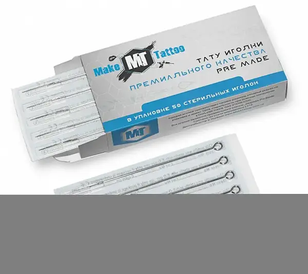 Тату голки 15 Round Magnum ( Для тіней та зафарбування ) MakeTattoo (50 Голок (Упаковка)) 14839
