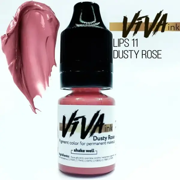 Уцінка Пігмент Viva Lips 11 для перманентного макіяжу 12/24 (6 мл) 20842
