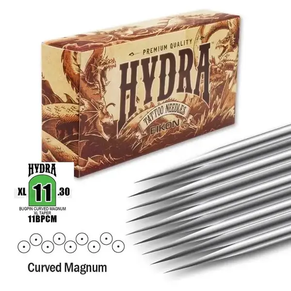 Уценка тату иглы 11 BugPin Round Magnum Hydra Eikon ( Для теней и окраски ) 12.2020 (1 Игла) купить недорого в Украине, фото 818