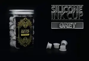 Ковпачки під фарбу силіконові AVA Premium Gray (100 шт.)