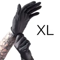 Рукавички нітрилові XL чорні (50 шт. Упаковка)