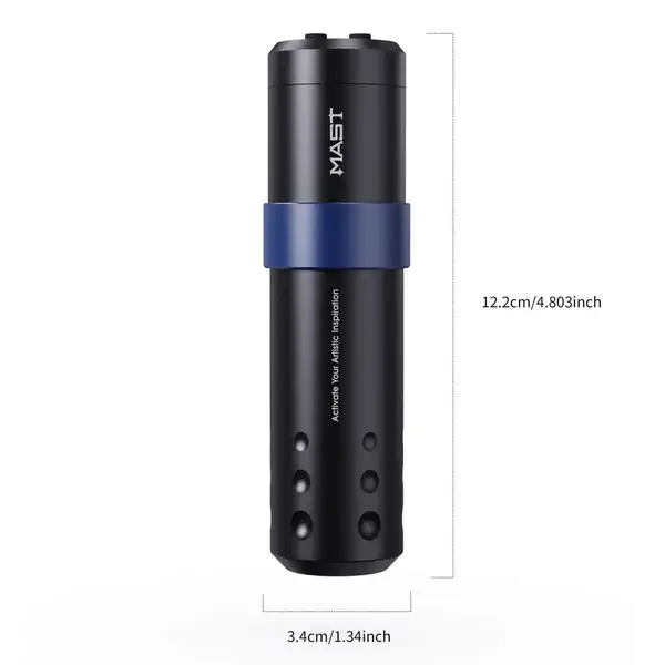 Бездротова тату машинка Mast A3 Blue 37151