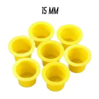 Ковпачки під фарбу 15 мм. жовті (Упаковка 1.000 шт)