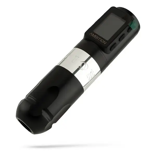 Беспроводная модульная тату машинка VIBE MAX AMBITION Silver купить недорого в Украине, фото 39711