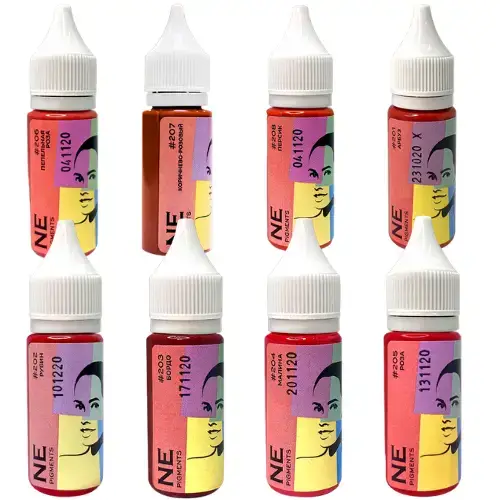 Пигменты для татуажа "Набор для губ" от Елены Нечаевой купить недорого в Украине, фото 4050