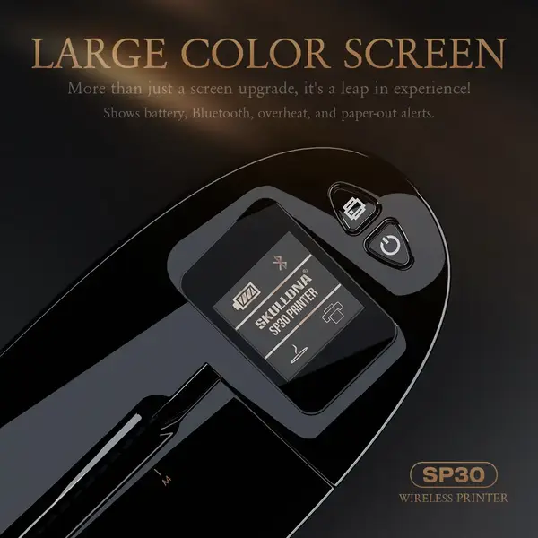 Бездротовий термо тату принтер AVA Skulldna Wireless Stencil Printer 40619