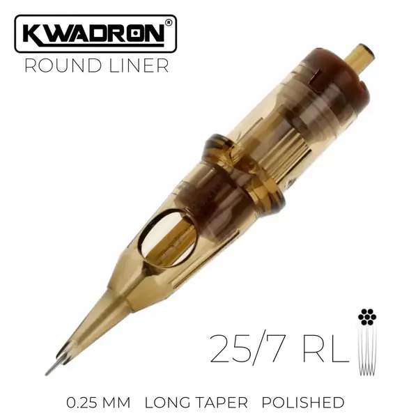 7 Round Liner KWADRON ( 0.25 ) Контурні картриджі (1 шт.) 2743