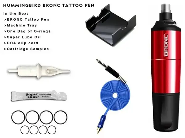 Модульная татуировка Bronc Pen V2 Hummingbird Red купить недорого в Украине, фото 16403