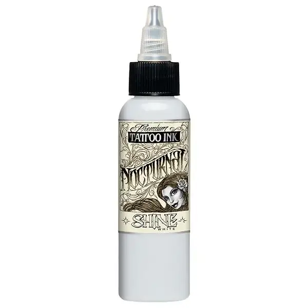 Тату фарба Shine White Nocturnal Tattoo Ink (60 мл.) 1900