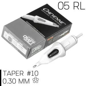 Картриджи 5 Round Liner Cheyenne Craft White (Контур и точка) (1 Картридж) купить