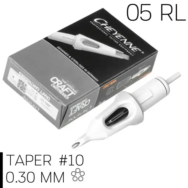Картриджи 5 Round Liner Cheyenne Craft White (Контур и точка) (1 Картридж) купить недорого в Украине, фото 493