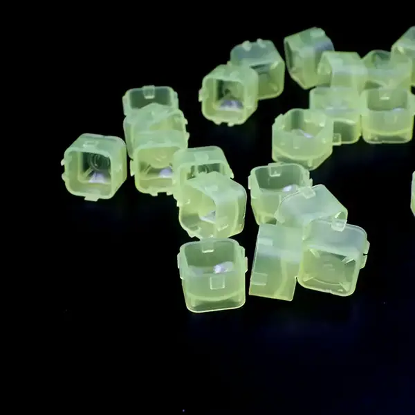 Пластиковые колпачки Modul Ink Cup под тату-краску прозрачные желтые – 100 штук купить недорого в Украине, фото 40029