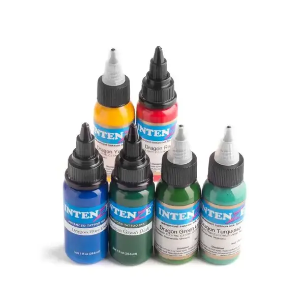 Набір фарб Dragon Color Tattoo Ink Set Intenze (30 мл.) 2205