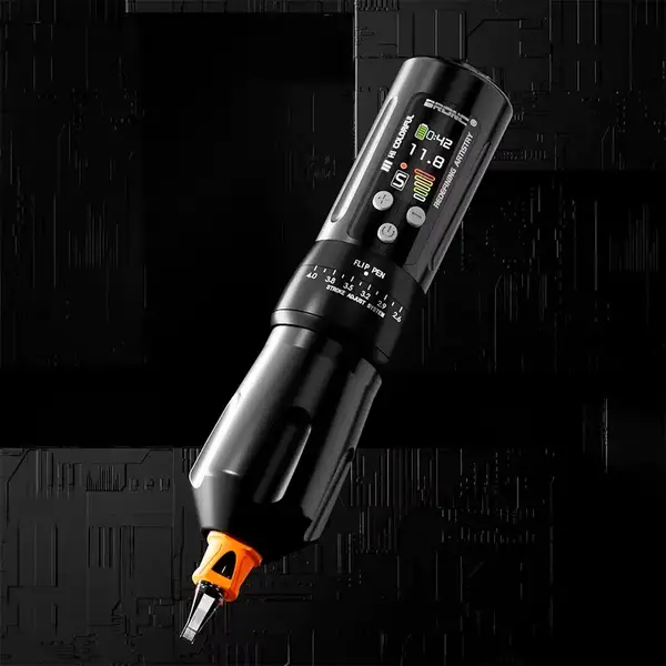 Беспроводная модульная тату машинка BRONC X2 BLACK by Hummingbird купить недорого в Украине, фото 40247