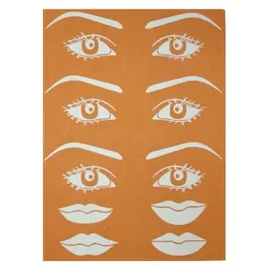 Штучна шкіра золотиста для губ та очей