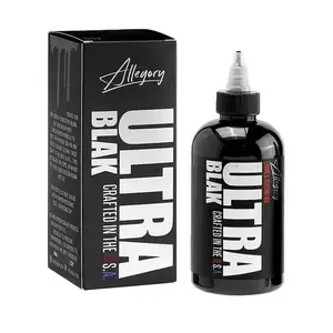 Тату краска универсальная черная Ultra Black Allegory Crafted USA - 240 ml купить