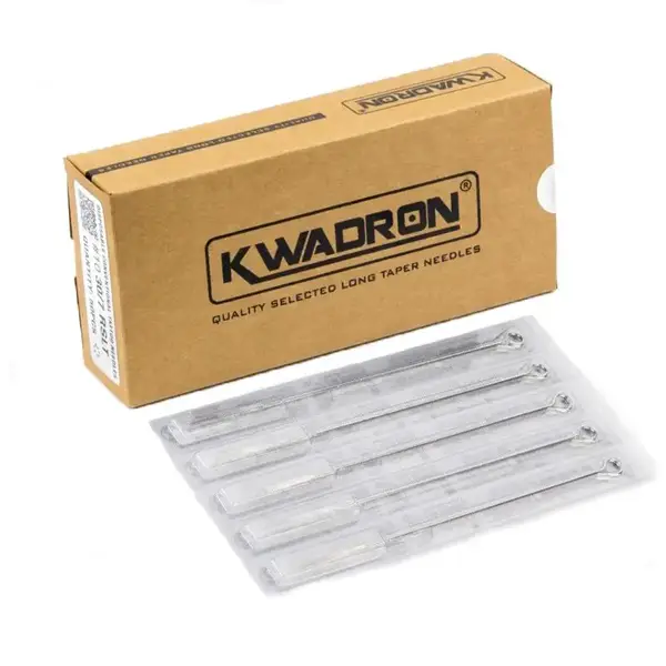 Тату иглы KWADRON 1 Round Liner (0.30) Контурные (50 Игл (Упаковка)) купить недорого в Украине, фото 9241