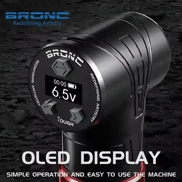 Бездротова модульна тату машинка TOUGH SILVER by Hummingbird 40324