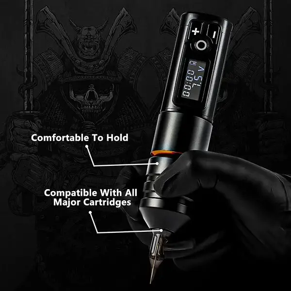 Беспроводная татуировка Ambition Ninja PRO Black купить недорого в Украине, фото 15789