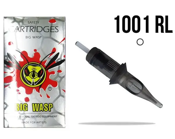 Round Liner 1 (0.30) BigWasp Gray Контурные модульные Картриджи (20 Картриджей (Упаковка)) купить недорого в Украине, фото 1078