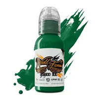 Тату фарба OLEG Deep Green World Famous (15 мл.)