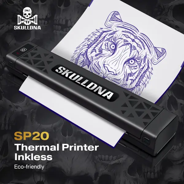 Беспроводной термо тату принтер AVA SKULLDNA SP20 Wireless Tattoo Printer купить недорого в Украине, фото 40641