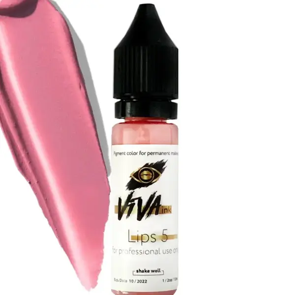 Уцінка Пігмент Viva Lips 5 для перманентного макіяжу 12/23 6 ml 12063