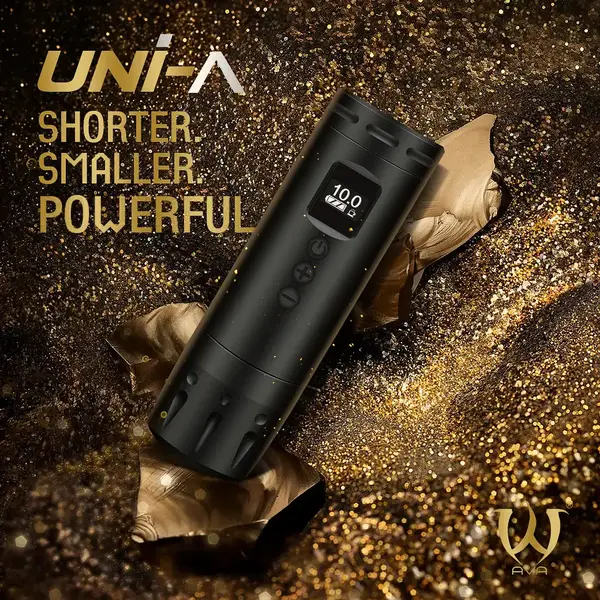 Беспроводная модульная тату машинка UNI A AVA Rotary Black купить недорого в Украине, фото 39527