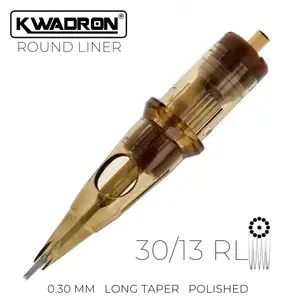 13 Round Liner KWADRON ( 0.30 ) Контурні картриджі (20 Картриджей (Упаковка)) 13 Round Liner KWADRON ( 0.30 ) Контурні картриджі (20 Картриджей (Упаковка))