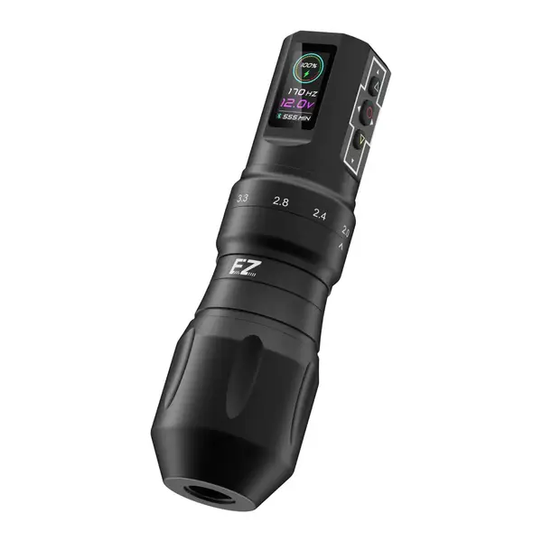 Бездротова тату машинка EZ P3 Pro Ubiratan Amorim Special Limited Edition 2 батареї Black купить недорого в Украине, фото 48676