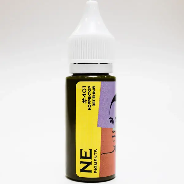 Пігмент NE Pigments Корректор "401 Зелёный" от Елены Нечаевой (15 мл.) 12091
