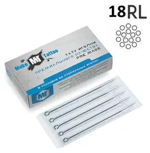 Тату голки 18 Round Liner ( Контур ) MakeTattoo (5 Голок)