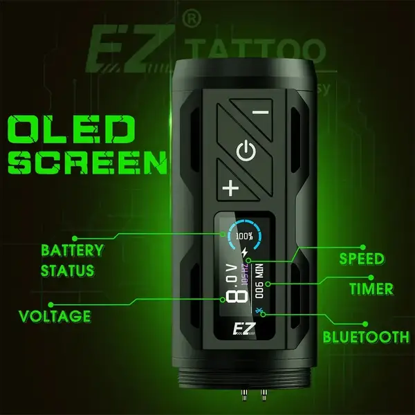 Бездротова тату машинка EZ Portex Gen2S PRO Silver 48639