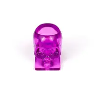 Пластикові ковпачки AVA Plastic Skull Ink Cup Purple - 50шт.