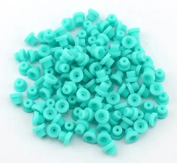 Подушки бірюзові Т з фіксатором (50 шт) 304