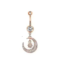 Сережка Belly Button Gold SSP163-1 (пупок)