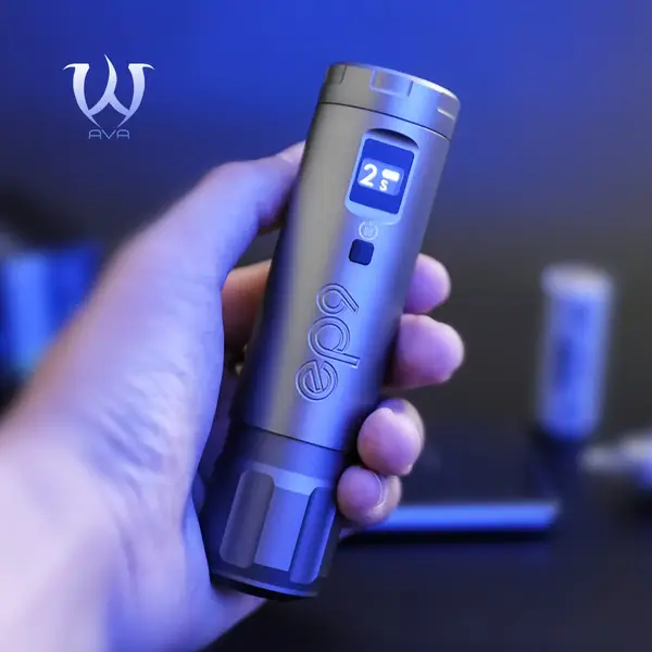 Беспроводная модульная тату машинка EP9 AVA Rotary Grey купить недорого в Украине, фото 39623