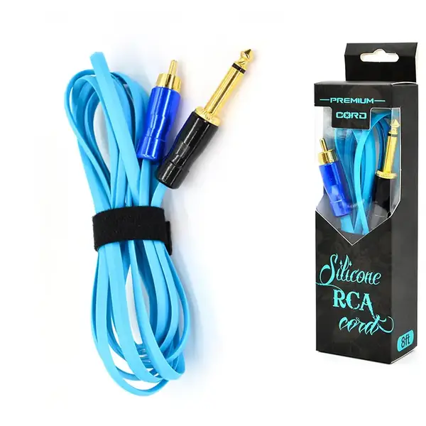 Кліп корд RCA Snake King Pure Silicone RCA AVA Blue 11806