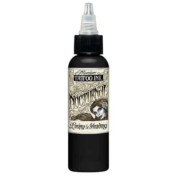 Уценка Тату краска Lining &amp; Shading Black Nocturnal Tattoo Ink (30 мл.) 11/25 купить недорого в Украине, фото 22208