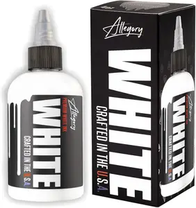 Тату фарба універсальна біла White Allegory Crafted USA - 30 ml Тату фарба універсальна біла White Allegory Crafted USA - 30 ml