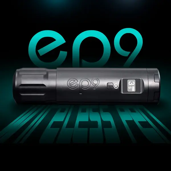 Беспроводная модульная тату машинка EP9 AVA Rotary Black купить недорого в Украине, фото 39567