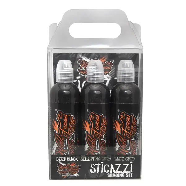 Чорна тату фарба Deep Black Sticazzi World Famous (60 мл.) 2917