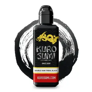 Чорна тату фарба Double Sumi Tribal Black KuroSumi Ink 45 мл