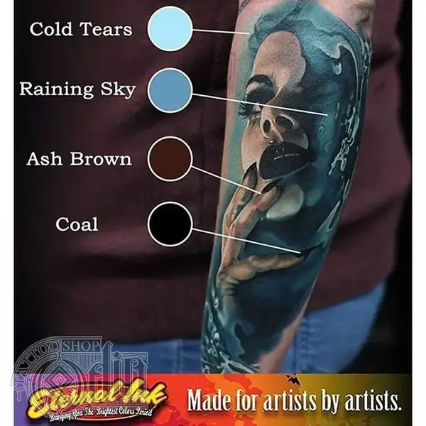 Тату краска Sunshine Levgen Eternal (30 мл) купить недорого в Украине, фото 7723