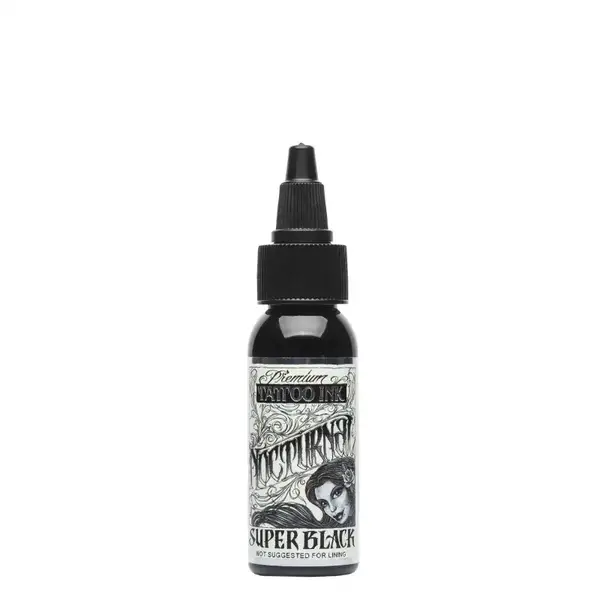Тату краска Super Black Nocturnal Tattoo Ink (240 мл.) купить недорого в Украине, фото 256